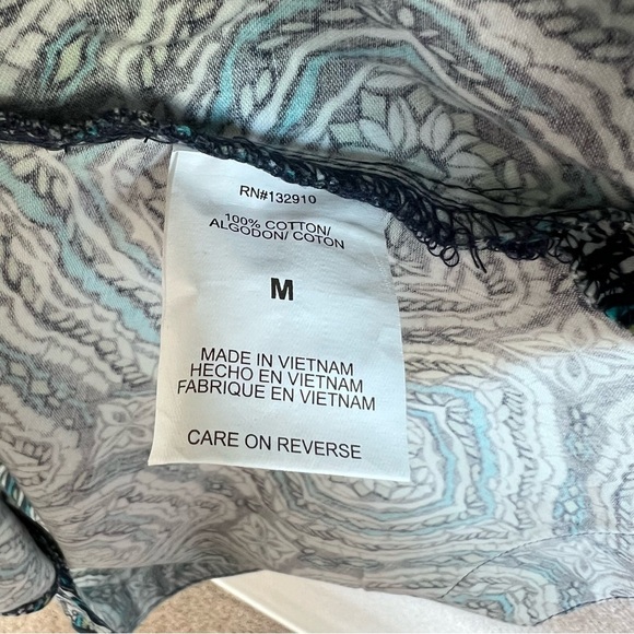 Rampage Medical Apparel Women’s Teal Cotton Scrub Top - Picture 4 of 8